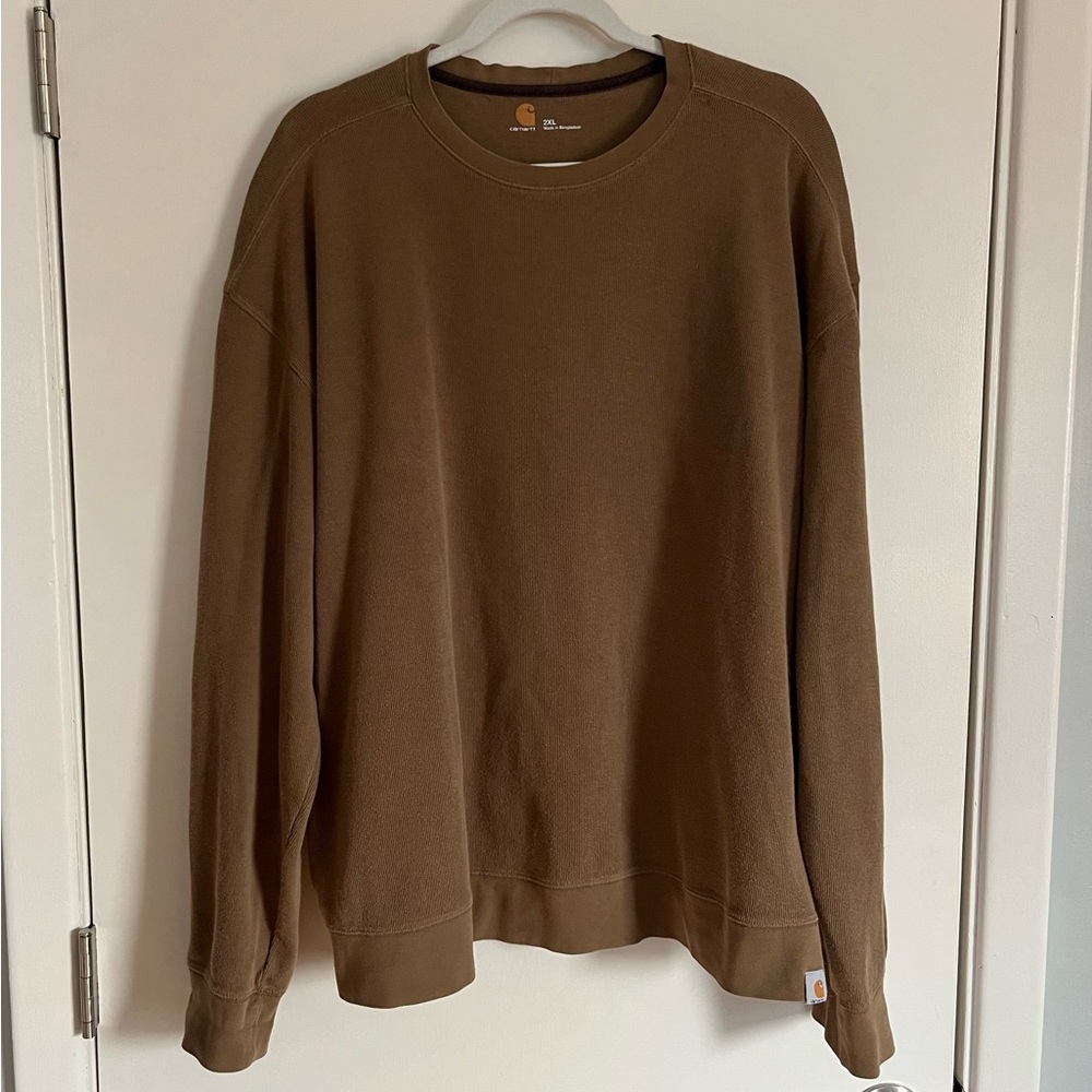 Carhartt - Padded Elbow - Crewneck Sweatshirt - Brown - XXL